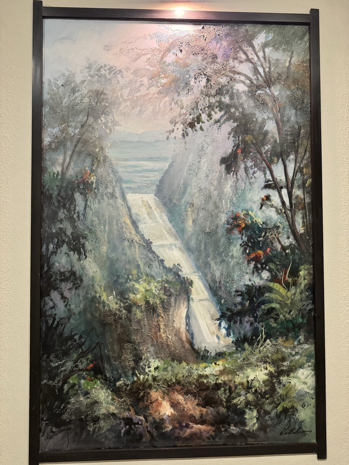 Obra de la colección permanente del Hotel Príncipe